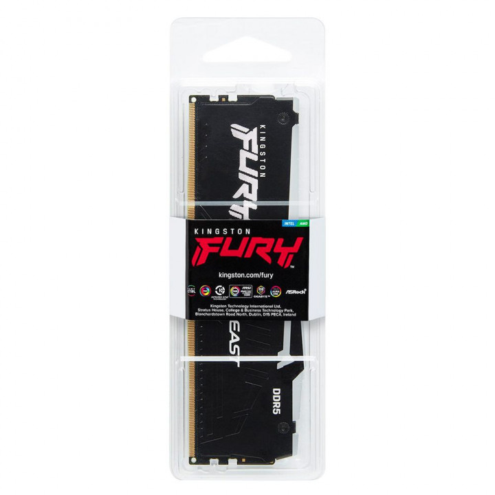 Память Kingston FURY Beast RGB 8 ГБ DDR5-5200 CL40, XMP | AFOX.SU