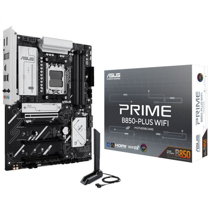 Плата ASUS PRIME B850-PLUS WIFI, AM5, ATX, Wi-Fi 6E | AFOX.SU