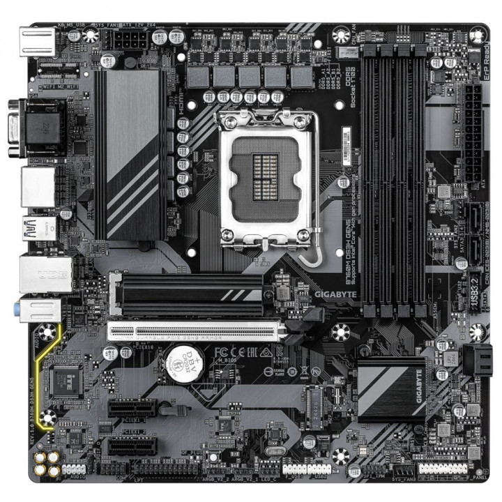 Плата Gigabyte B760M DS3H GEN5, LGA1700, DDR5 | AFOX.SU