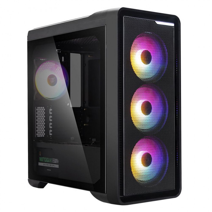 Корпус Zalman M3 PLUS RGB, Micro-ATX, стекло, 4 ARGB | AFOX.SU