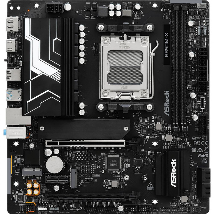 Плата ASRock B850M-X R2.0, AM5, Micro-ATX, PCIe 5.0 | AFOX.SU