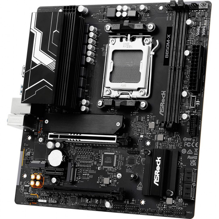 Плата ASRock B850M-X R2.0, AM5, Micro-ATX, PCIe 5.0 | AFOX.SU