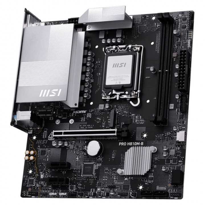 Плата MSI PRO H810M-B, LGA1851, Micro-ATX, 2×DDR5 | AFOX.SU