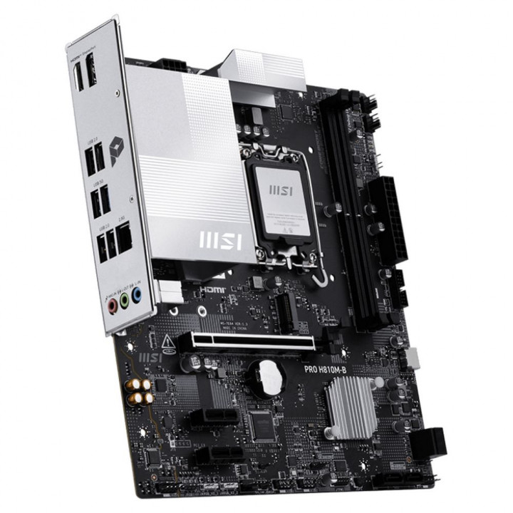 Плата MSI PRO H810M-B, LGA1851, Micro-ATX, 2×DDR5 | AFOX.SU