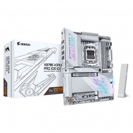 Плата Gigabyte X870E AORUS PRO X3D ICE, AM5, белая | AFOX.SU