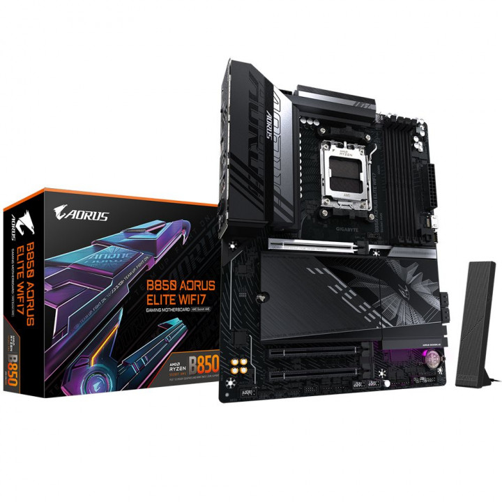 Плата Gigabyte B850 AORUS ELITE WIFI7, AM5, ATX | AFOX.SU
