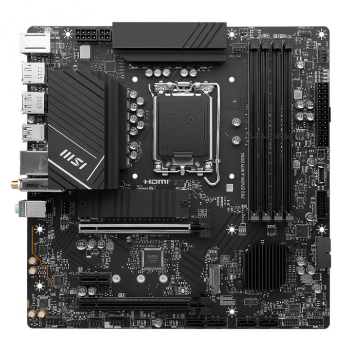 Плата MSI PRO B760M-A WIFI DDR4 (уценка), LGA1700 | AFOX.SU