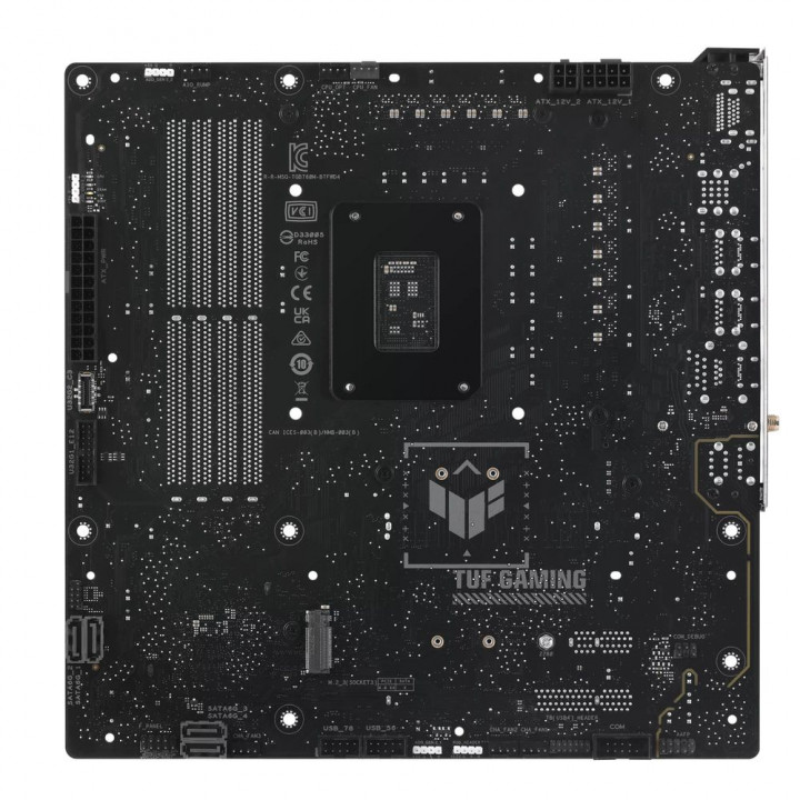 Плата ASUS TUF B760M-BTF WIFI D4, разъёмы сзади | AFOX.SU