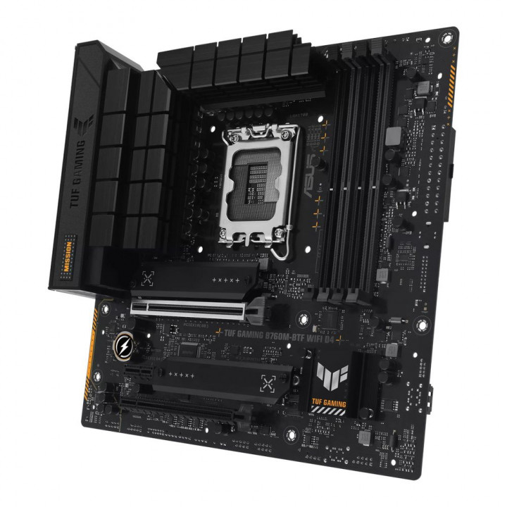 Плата ASUS TUF B760M-BTF WIFI D4, разъёмы сзади | AFOX.SU