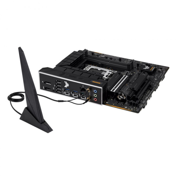 Плата ASUS TUF B760M-BTF WIFI D4, разъёмы сзади | AFOX.SU