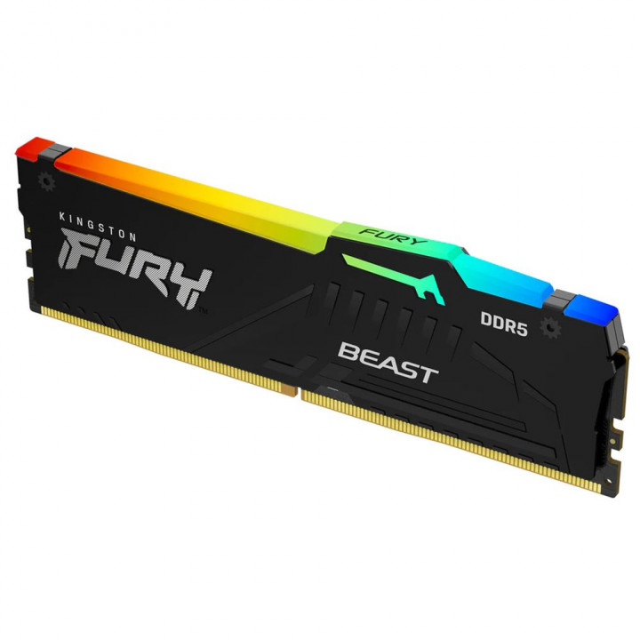 Kingston FURY Beast Black RGB 16 ГБ DDR5-5600 CL36 | AFOX.SU