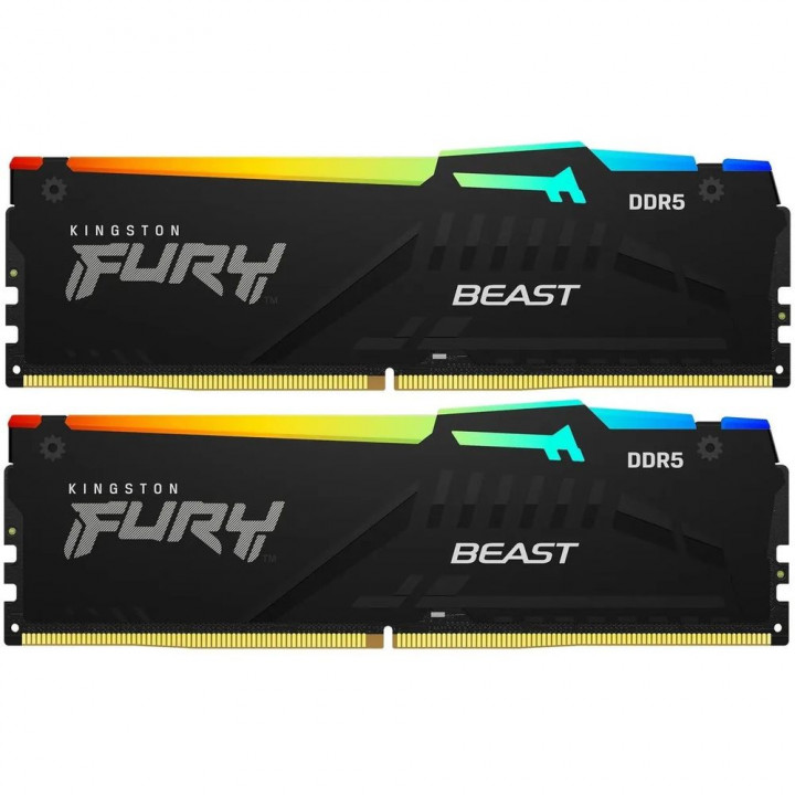 Kingston FURY Beast Black RGB 2×16 ГБ DDR5-6000 CL30 | AFOX.SU