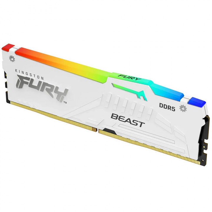 Kingston FURY Beast White RGB 16 ГБ DDR5-5600 CL40 | AFOX.SU