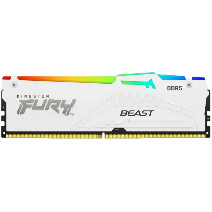Kingston FURY Beast White RGB 16 ГБ DDR5-5600 CL40 | AFOX.SU