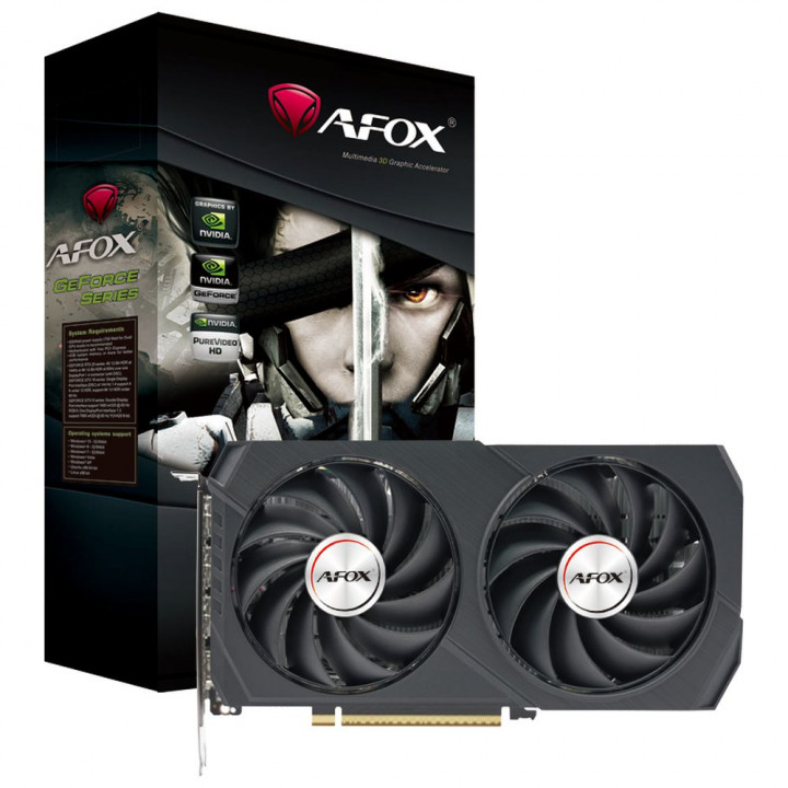 Видеокарта Afox RTX 5050 GAMING 8 ГБ GDDR6, 3×DP | AFOX.SU