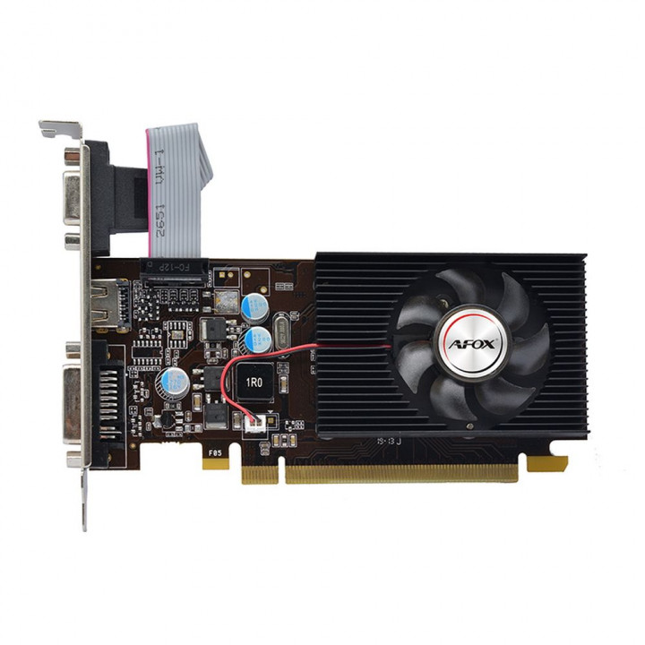 Видеокарта Afox G210 1GB DDR3 64Bit, LP Single Fan AF210-1024D3L5
