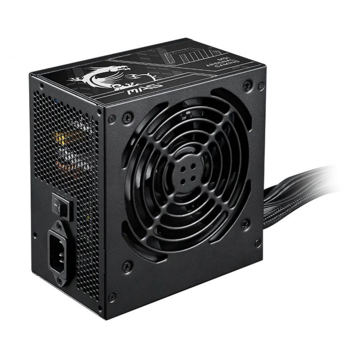 Блок питания ПК MSI MAG A750BN PCIE5 II 750W, Non-Modular, 80+ Bronze, Color Box