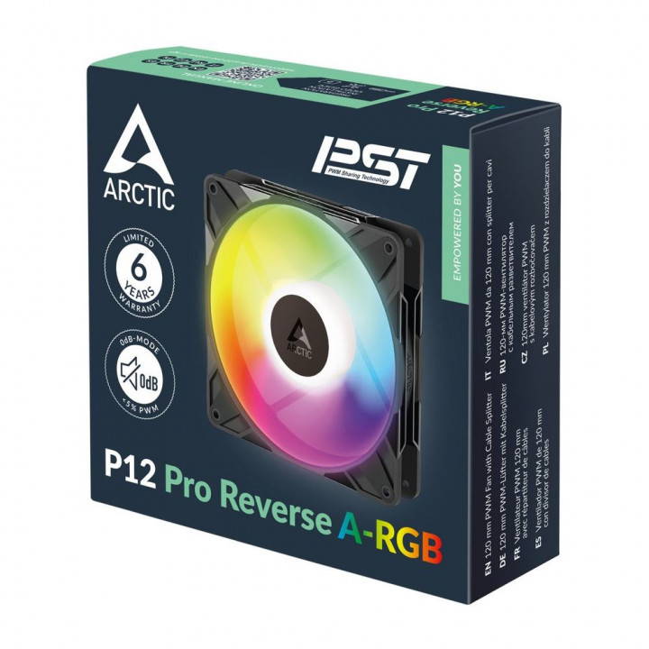 Вентилятор ARCTIC P12 Pro Reverse A-RGB, 120 мм | AFOX.SU