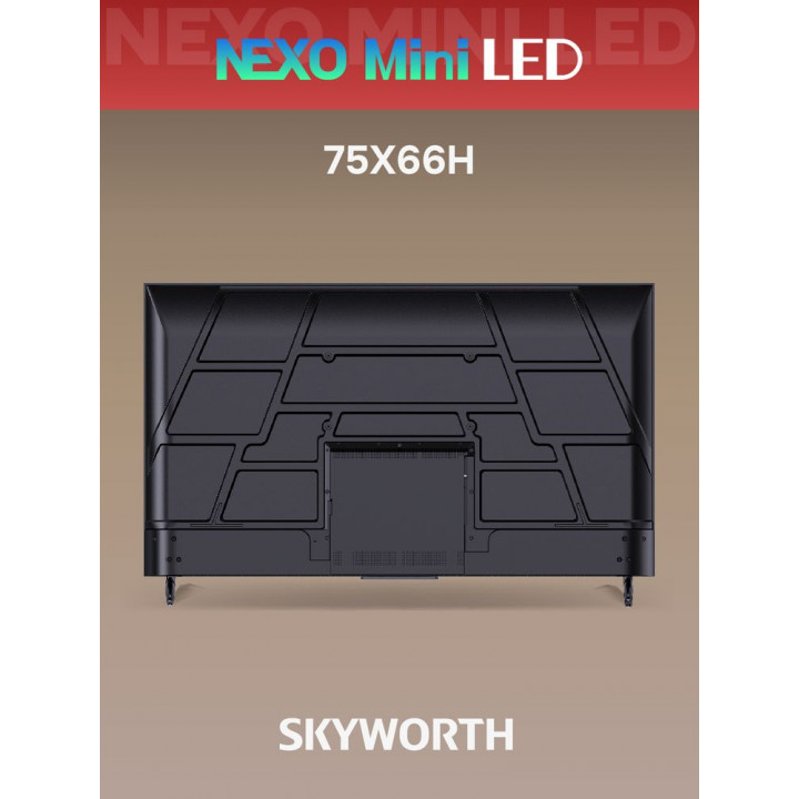 Skyworth 75X66H, 75″ QD Mini LED 4K, Google TV | AFOX.SU