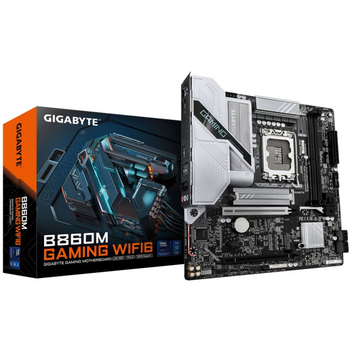 Плата Gigabyte B860M GAMING WIFI6, LGA1851 | AFOX.SU