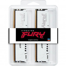 Память Kingston Fury Beast White DDR5-6400 32GB | AFOX.SU