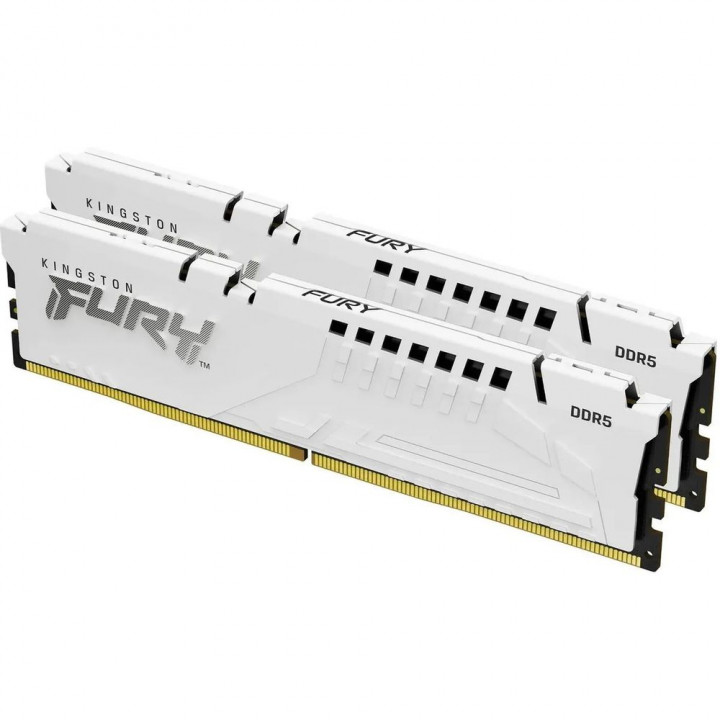 Память Kingston Fury Beast White DDR5-6400 32GB | AFOX.SU