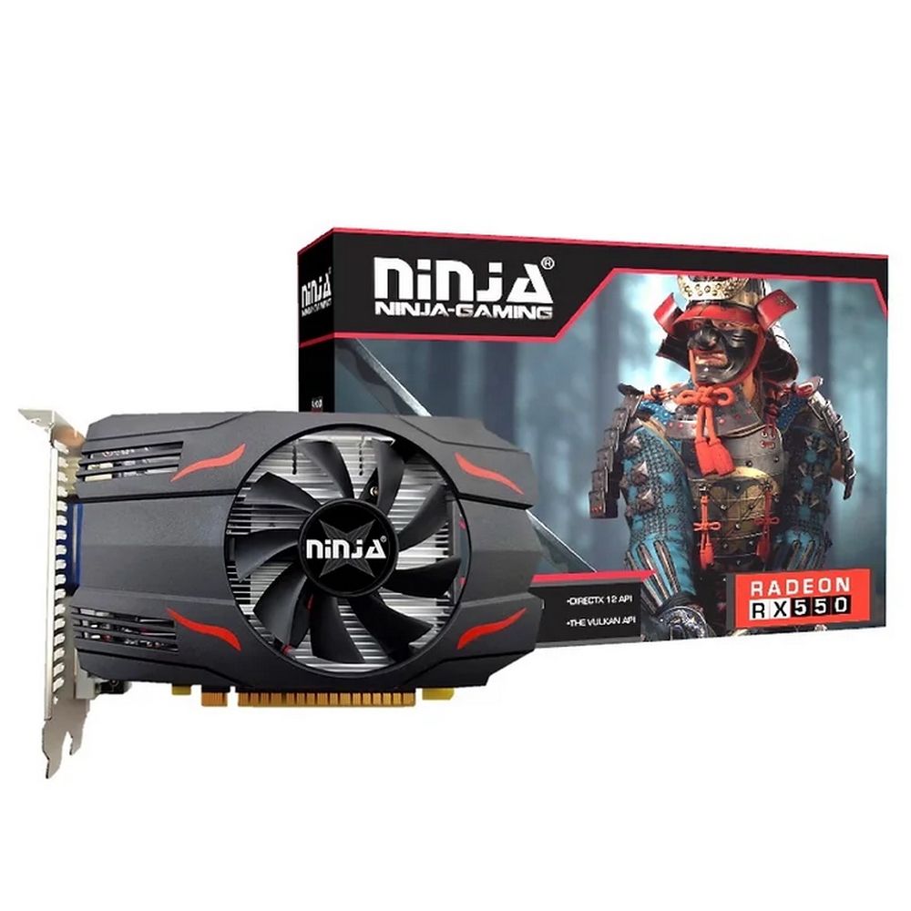 Видеокарта Ninja (Sinotex) RX550 2GB GDDR5 128bit DVI DP HDMI 1FAN RTL