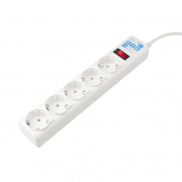 Сетевой фильтр Power Cube SPG-B-10 White 5 розеток | AFOX.SU