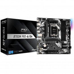 Плата ASRock B760M PRO-A/D4 LGA1700 mATX | AFOX.SU