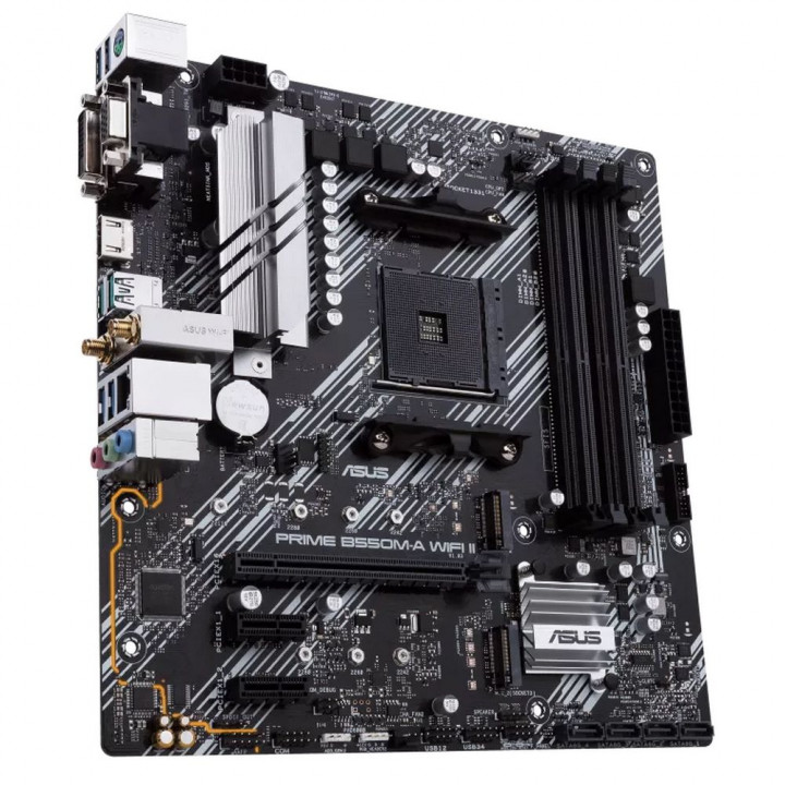 Плата ASUS PRIME B550M-A WIFI II AM4 Micro-ATX | AFOX.SU