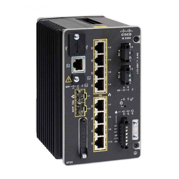 Коммутатор Cisco Catalyst IE-3300-8T2S-E на DIN-рейку | AFOX.SU