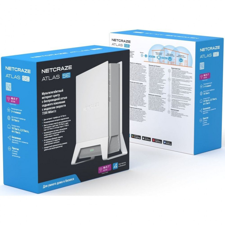 Роутер Netcraze Atlas SE Wi-Fi 6 AX3000 160MHz Mesh | AFOX.SU