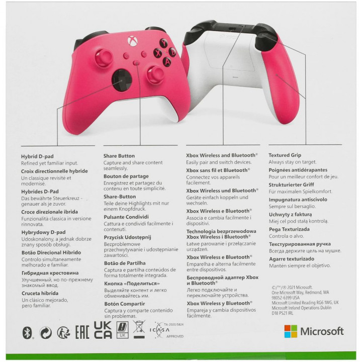 Геймпад Microsoft Xbox Series X|S Deep Pink | AFOX.SU