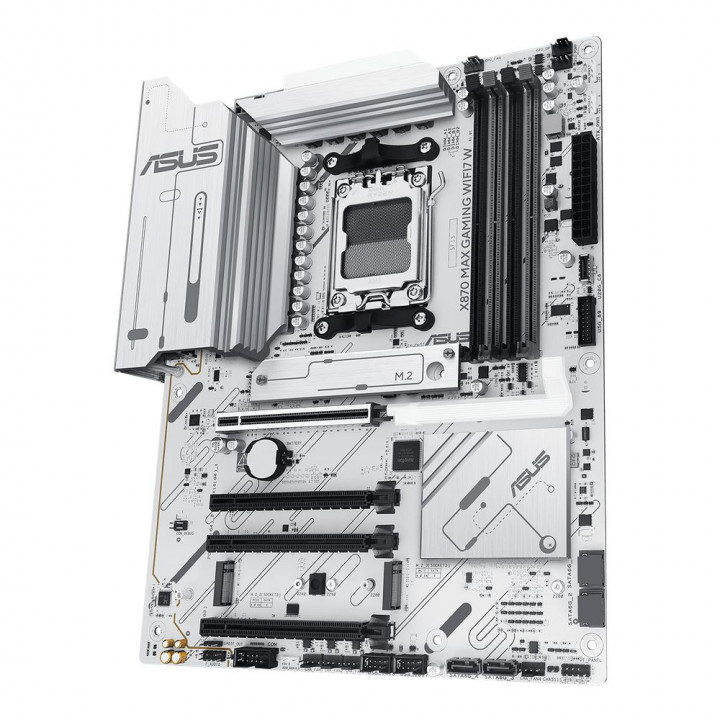Плата ASUS X870 MAX GAMING WIFI7 W AM5 White | AFOX.SU