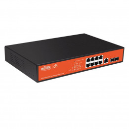 Коммутатор Wi-Tek WI-PCMS310GF 8xGbE PoE 2xSFP | AFOX.SU