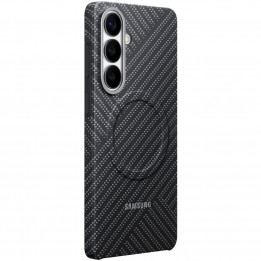 Чехол Samsung Carbon Magnet Galaxy S26+ Серый | AFOX.SU