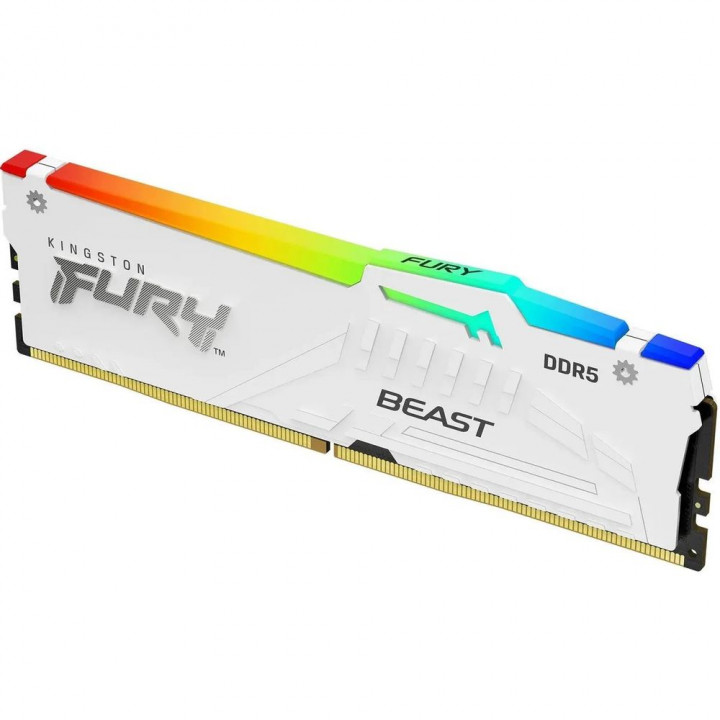 Память Kingston FURY Beast White RGB DDR5 CL30 | AFOX.SU