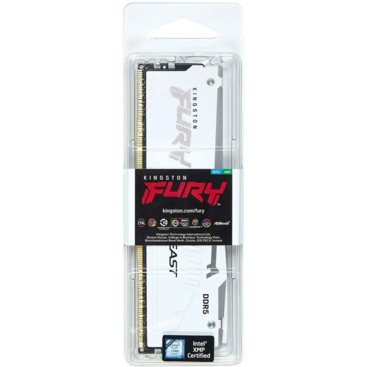 Память Kingston FURY Beast RGB White DDR5 32GB | AFOX.SU