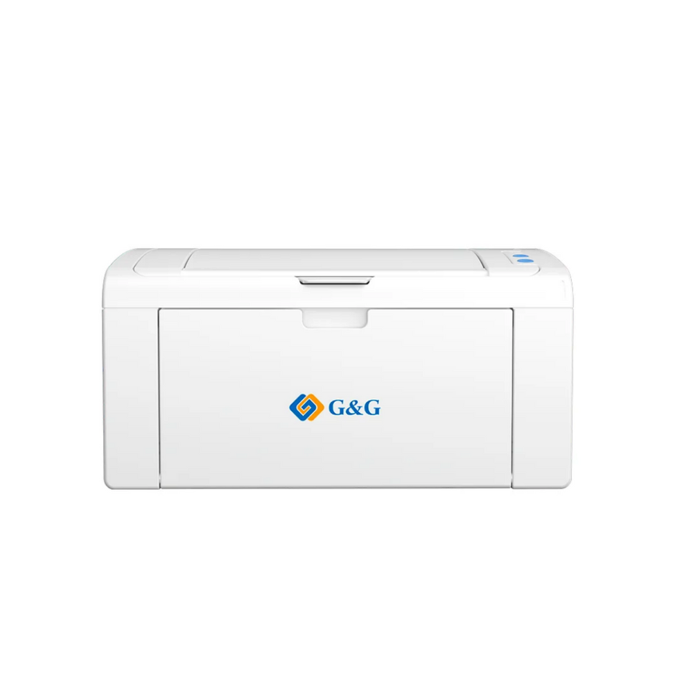 Принтер G&G P2022W A4, лазерный, черно-белый, 22 стр/мин, 1200x1200dpi, 800МГц, 126Мб, WiFi/USB, 1600стр/картридж, белый корпус 