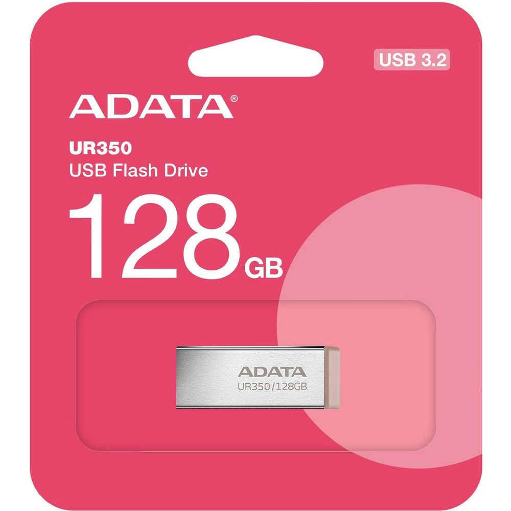 USB накопитель ADATA 128GB UR350 USB 3.2 Gen1, UR350-128G-RSR/BK