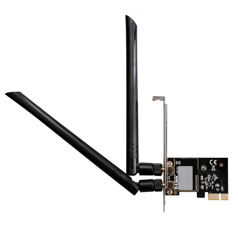 Адаптер беспроводной связи (Wi-Fi) D-Link DWA-582/RU/10/B1A Wireless AC1200 Dual-band PCI Express Adapter.Упаковка 10 штук DWA-5