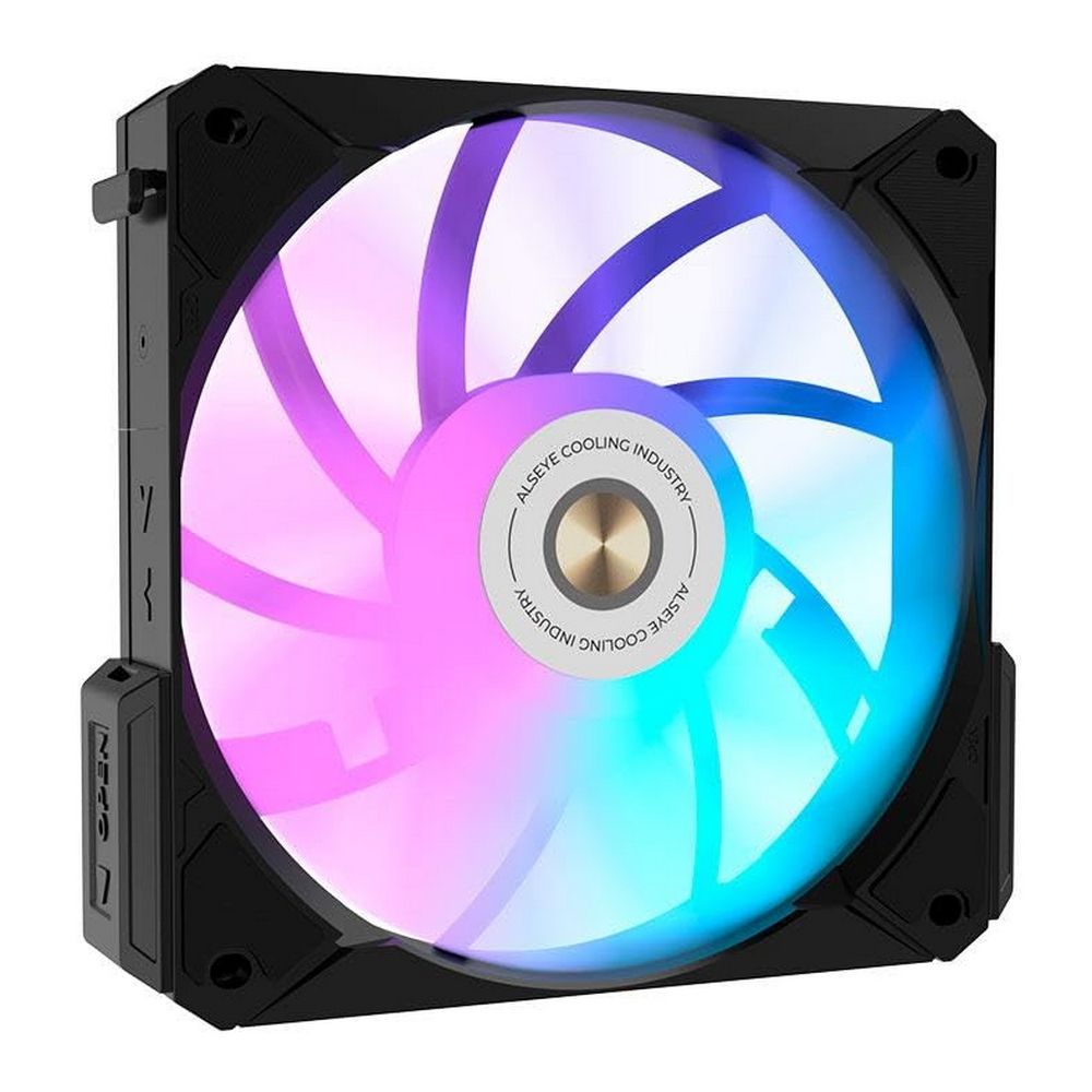 Вентилятор в корпус ALSEYE COOLING FAN i12B black Dimensions: 120 x 120 x 25mmVoltage: DC 12VCurrent: 0.25A±10%Fan Speed : 800-1