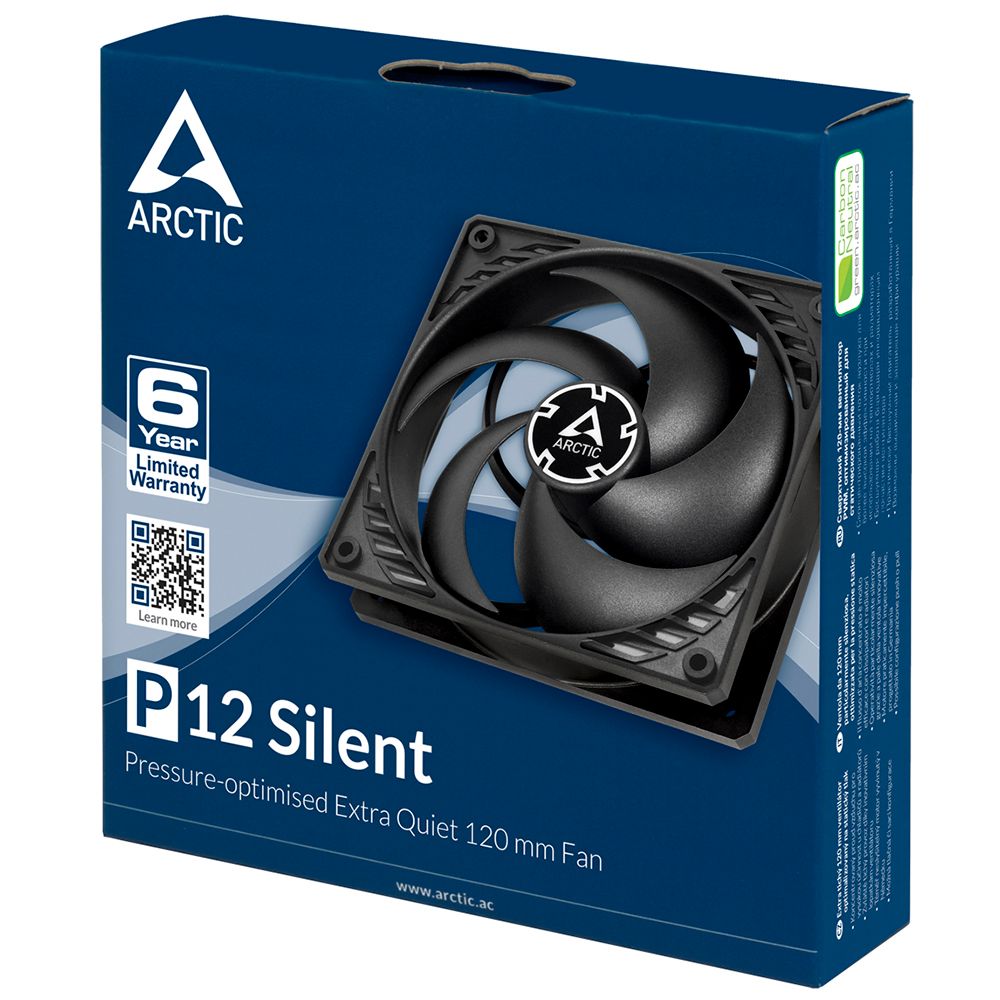 Вентилятор корпусной ARCTIC Cooling P12 Silent купить | AFOX.SU